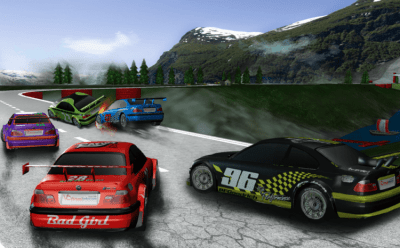 Screenshot of the application Car racing - #7