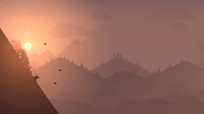 Screenshot of the application Alto's Adventure - #2