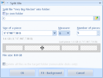 Screenshot of the application oMega Commander - #7