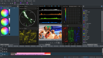 Screenshot of the application Kdenlive - #6