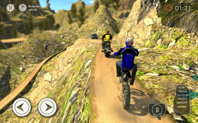Screenshot of the application Offroad Bike Racing - #7