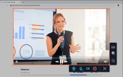 Screenshot of the application Movavi Screen Recorder - #2