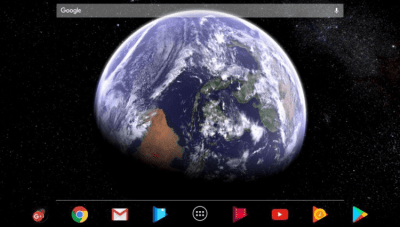 Screenshot of the application Earth & Moon in HD Gyro 3D Parallax Live Wallpaper - #3