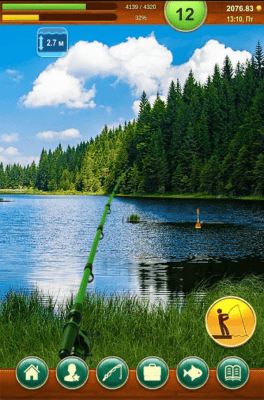 Screenshot of the application Cool Fisherman! Real Fishing in Russian - #2