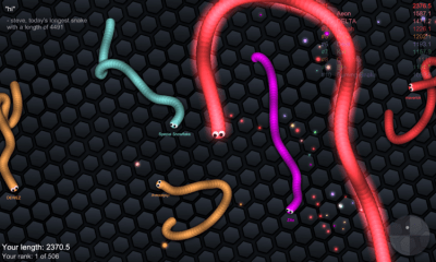Screenshot of the application slither.io - #6