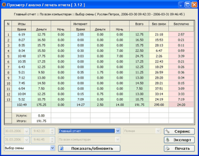 Screenshot of the application Computer Room - #2
