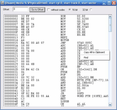Screenshot of the application XEdit - #9