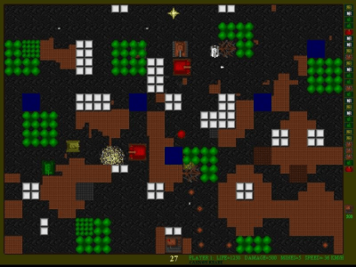 Screenshot of the application Evil Tanks - #2