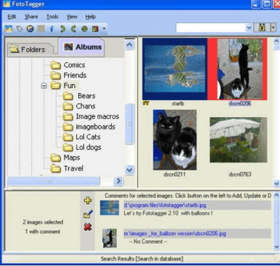 Screenshot of the application FotoTagger - #3