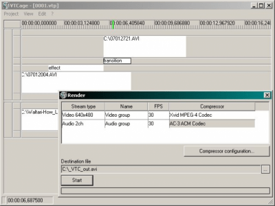 Screenshot of the application VTCage - #2