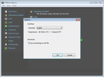 Screenshot of the application Speccy - #4