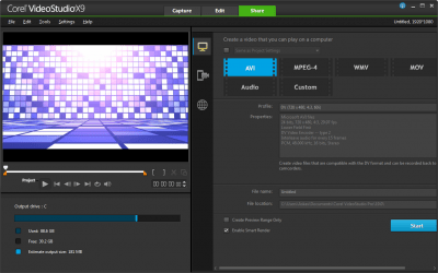 Screenshot of the application VideoStudio Pro - #4