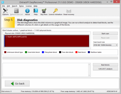 Screenshot of the application EasyRecovery Professional - #3