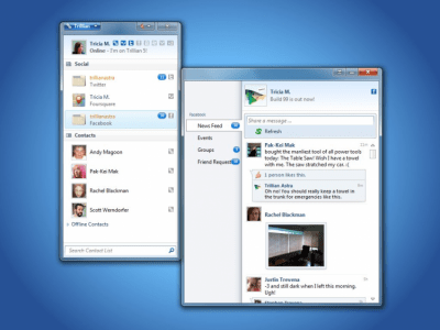 Screenshot of the application Trillian - #3