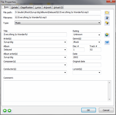 Screenshot of the application MediaMonkey - #2