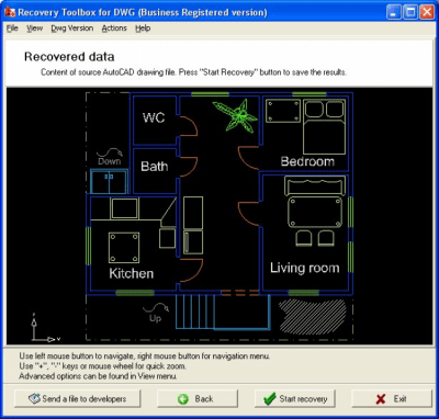 Screenshot of the application DWG Fix Free - #2