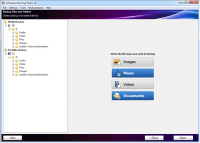 Screenshot of the application Ashampoo Burning Studio - #3