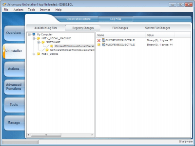 Screenshot of the application Ashampoo UnInstaller - #2