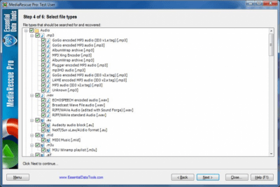 Screenshot of the application Digital MediaRescue Pro - #2