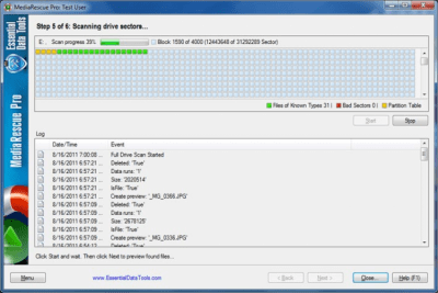 Screenshot of the application Digital MediaRescue Pro - #3