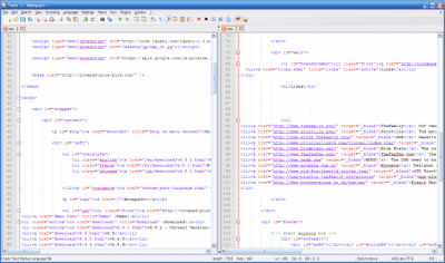 Screenshot of the application Notepad++ - #4