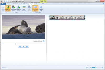 Screenshot of the application Windows Movie Maker 2012 - #4