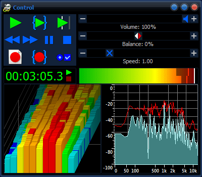 Screenshot of the application GoldWave - #2