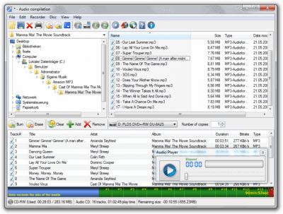 Screenshot of the application CDBurnerXP - #2