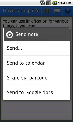 Screenshot of the application Note Everything - #3