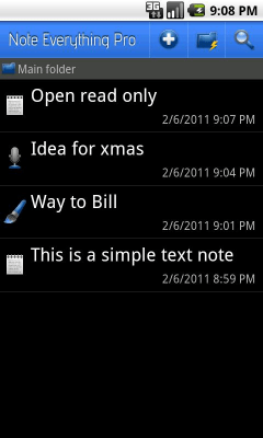Screenshot of the application Note Everything - #8