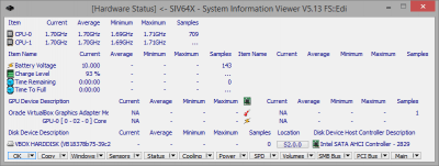 Screenshot of the application System Information Viewer - #5