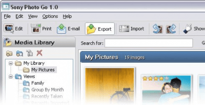Screenshot of the application Photo GO - #2