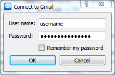 Screenshot of the application GMail Herald - #2