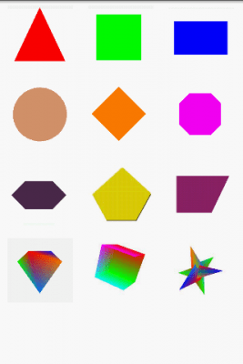 Screenshot of the application ShapesKidz - #2