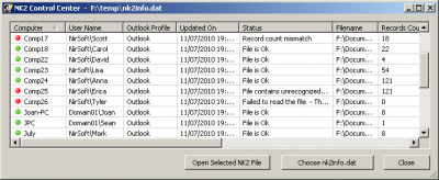 Screenshot of the application NK2Edit - #2