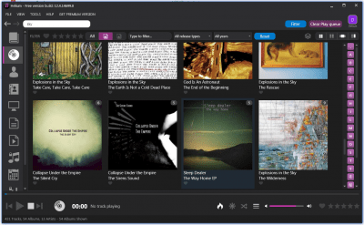 Screenshot of the application Helium Music Manager - #4