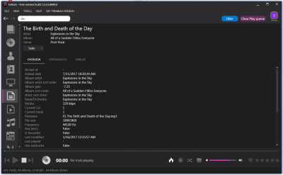 Screenshot of the application Helium Music Manager - #5