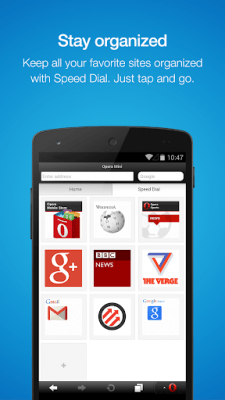 Screenshot of the application Opera Mini 7.6.4 - #7