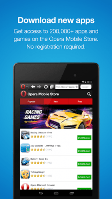 Screenshot of the application Opera Mini 7.6.4 - #9
