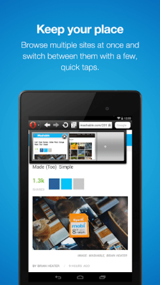 Screenshot of the application Opera Mini 7.6.4 - #11