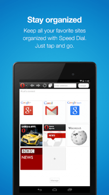 Screenshot of the application Opera Mini 7.6.4 - #13