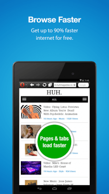 Screenshot of the application Opera Mini 7.6.4 - #14