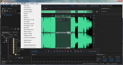 Screenshot of the application Adobe Audition CC - #3