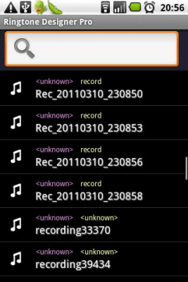Screenshot of the application Mp3 RingTone Free - #2