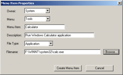 Screenshot of the application CustomizeIE - #2