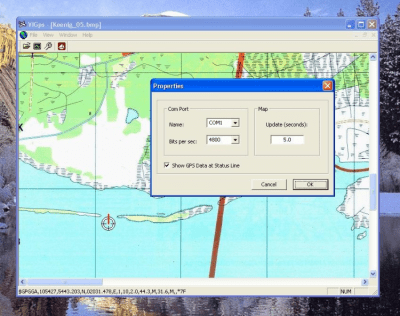 Screenshot of the application VIGps - #2