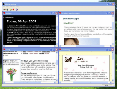 Screenshot of the application VIHoro - #2