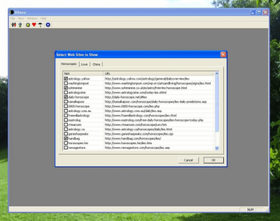 Screenshot of the application VIHoro - #5