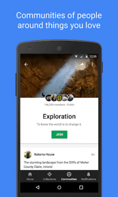 Screenshot of the application Google+ for G Suite - #2
