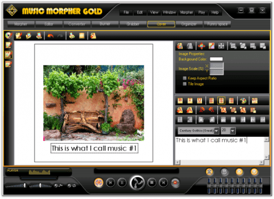 Screenshot of the application AV Music Morpher Gold - #7